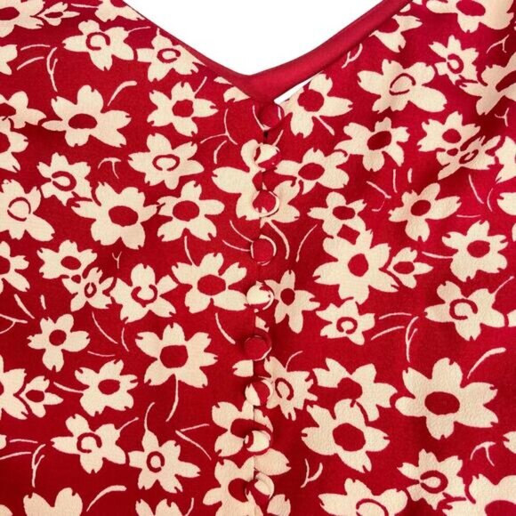 NWT MADEWELL Button-Down Floral Cami Sz 00 Full Bloom - Picture 5 of 7